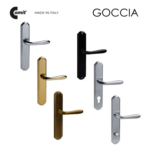 Дверные ручки GOCCIA PL02 — Нажимные ручки