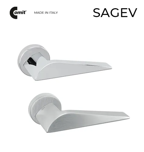 Дверные ручки SAGEV RO02 — Нажимные ручки